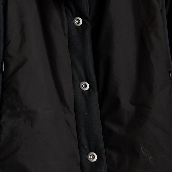 Crea Concept Black Padded Knit-Collar Jacket - Picture 6 of 11